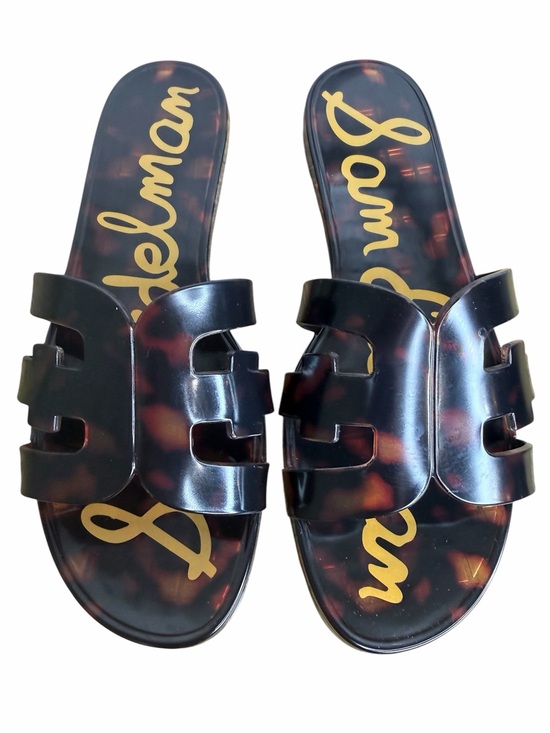 Sam Edelman Shoes - Sam Edelman Bay Jelly Slide Sandals size 7M Tortoise Brown Flat Shoes